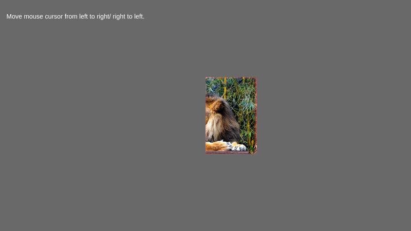 Pure CSS animal book