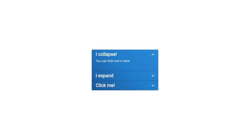 Pure CSS collapse / expand section Pure CSS collapse / expand section