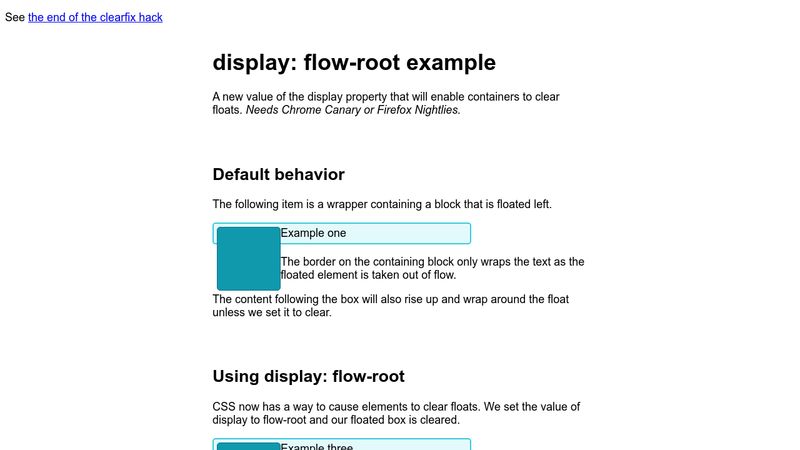 display-flow-root-without-flow-root