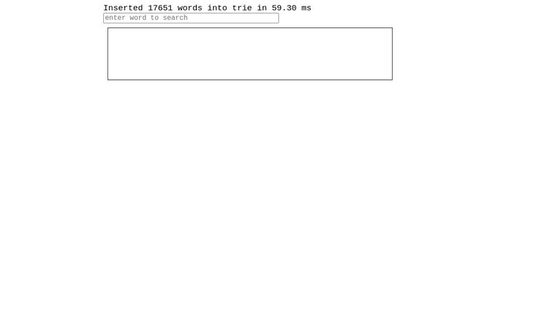 Trie Data Structure