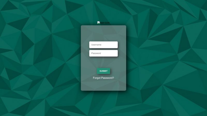 Interactive Login Page