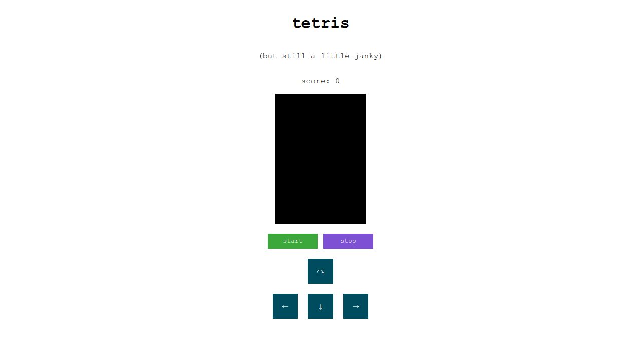 Pens tagged 'tetris' on CodePen