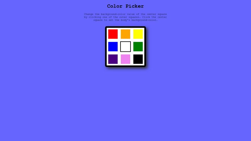 Background-Color Picker