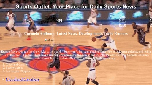 NBA Website - Script Codes