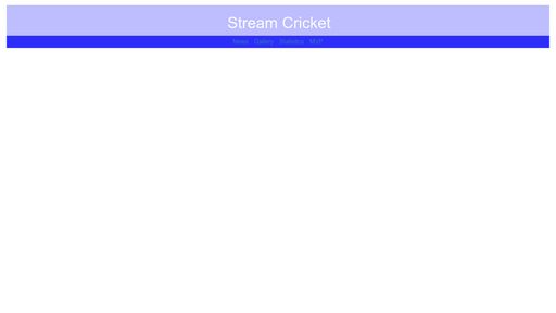 Stream Cricket Home Page - Script Codes