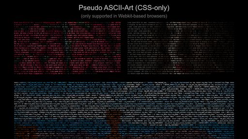 Pseudo ASCII-Art - Script Codes