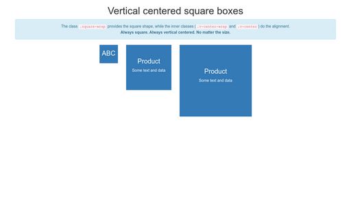 Square-Box Vertical Center - Method 2 - Script Codes