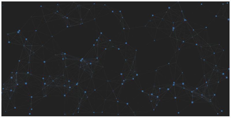 Particles Moving Blockchain Nodes Particles Moving Blockchain Nodes