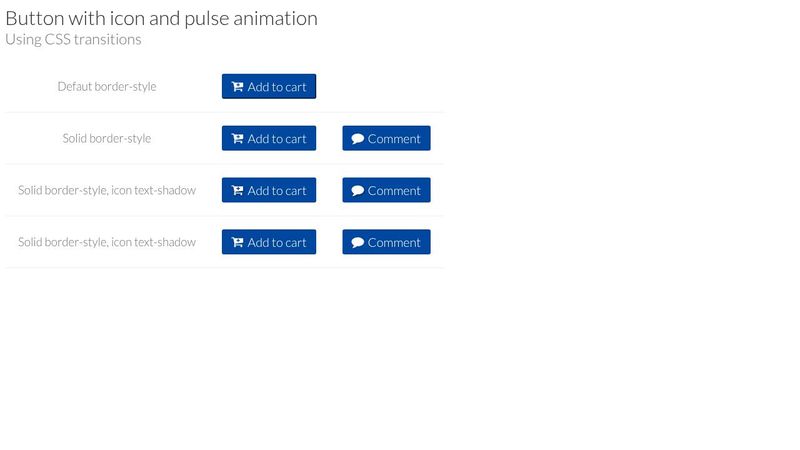 Button - Icon and Pulse Animation Button - Icon and Pulse Animation
