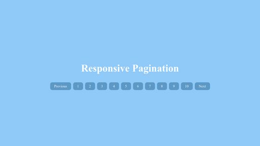 Responsive Pagination - Script Codes