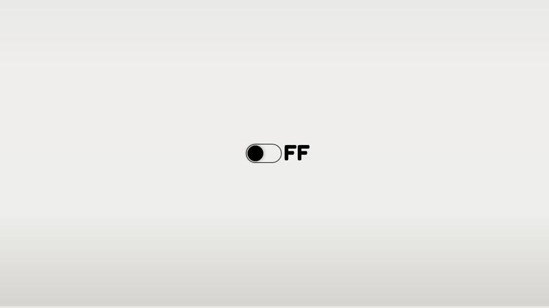 On/Off Button Animation Concept (CSS/JQuery) image.