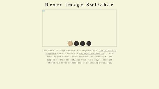 React Image Switcher - Script Codes