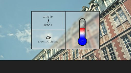 Paris Weather Widget - Script Codes