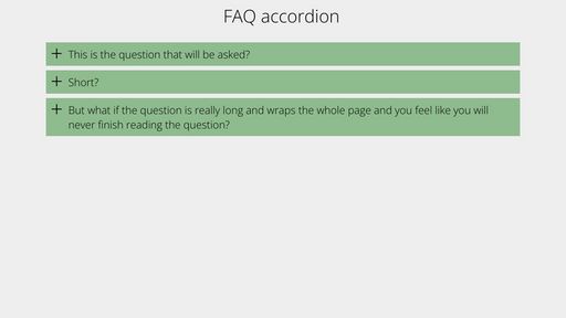 FAQ accordion - Script Codes