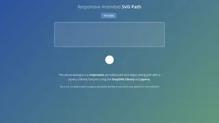 Animated Resposnive SVG Path Animated Resposnive SVG Path