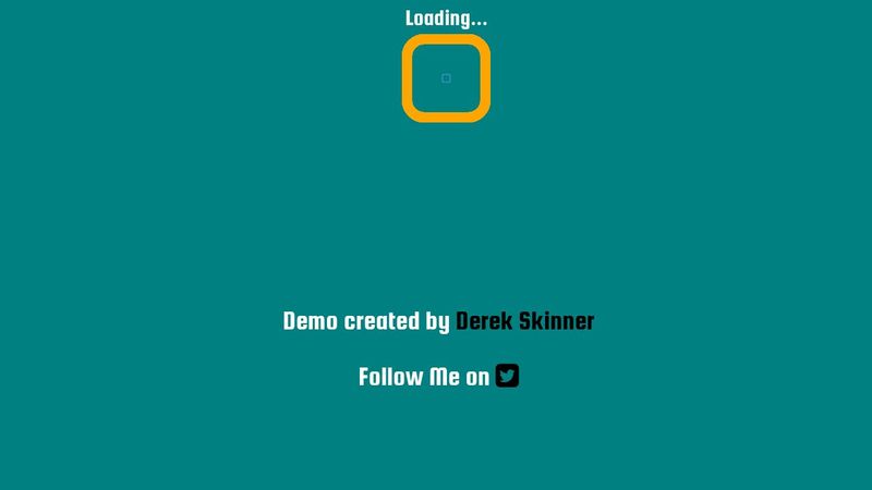 Square Beacon - CSS Loading Animation