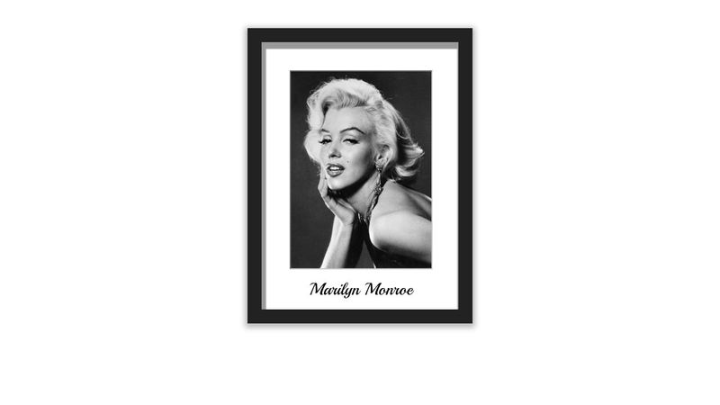 Pure CSS3 Picture Frame