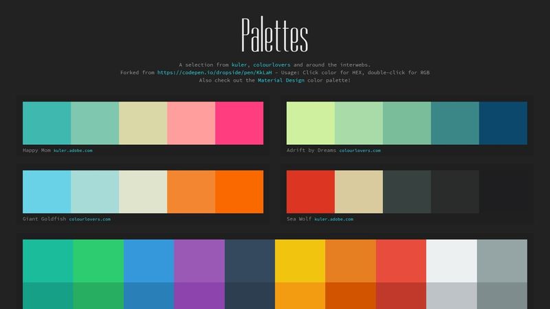 Color Palettes