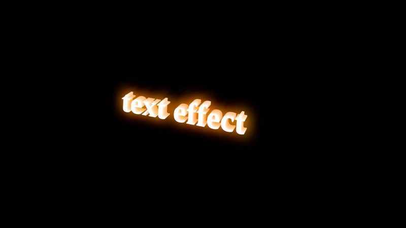 text effect