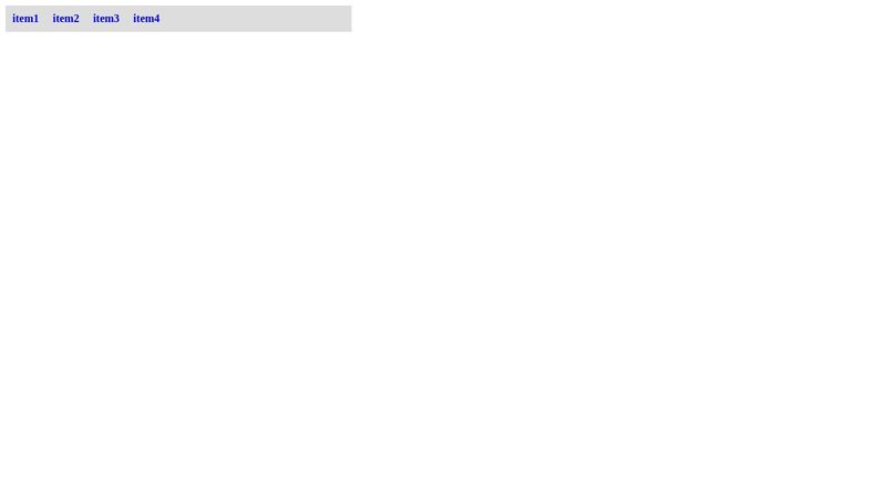 Simple html / css horizontal dropdown navigation