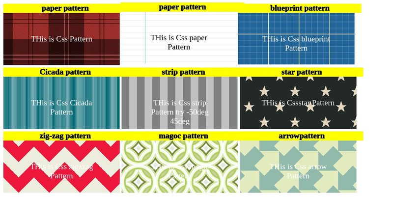 CSS Pattern