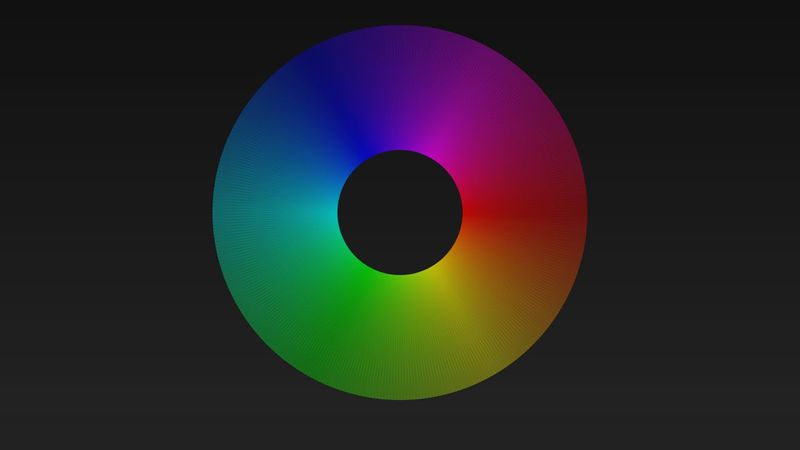 JavaScript Generated Color Wheel