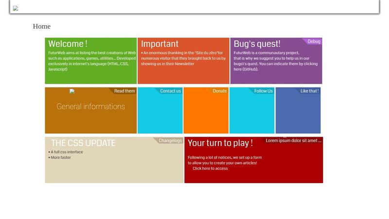 Animated site w/ slider tiles - FULL CSS