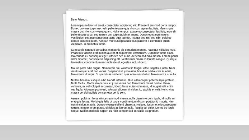 CSS Stacked Paper Effect