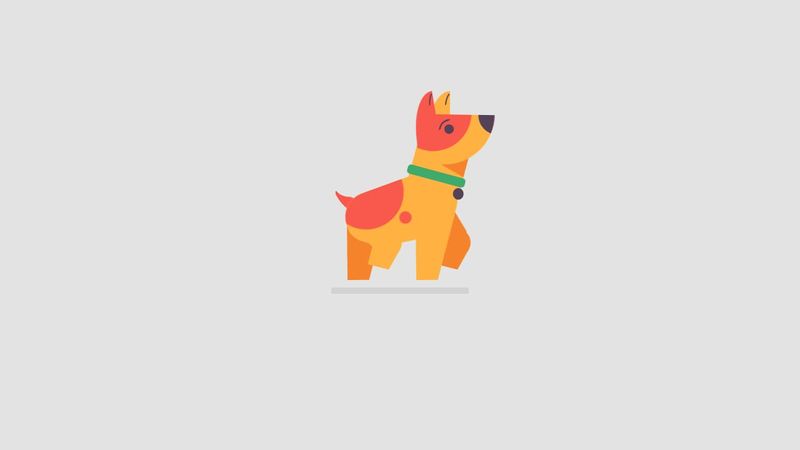 CSS-Only Walking Dog