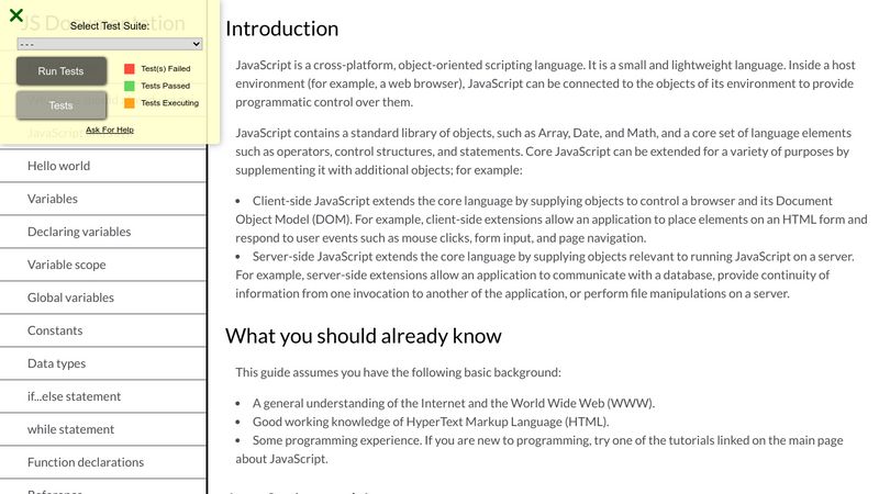 Technical Documentation Page