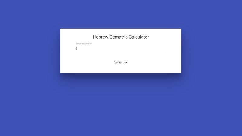 hebrew-gematria-calculator