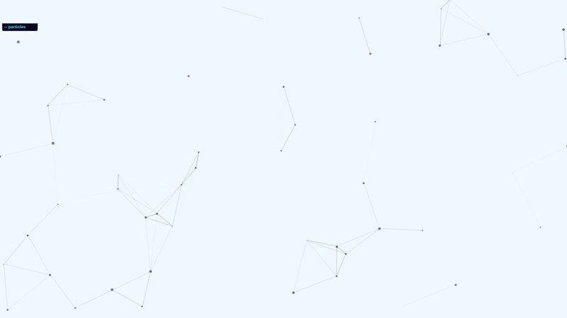 particles.js demo
