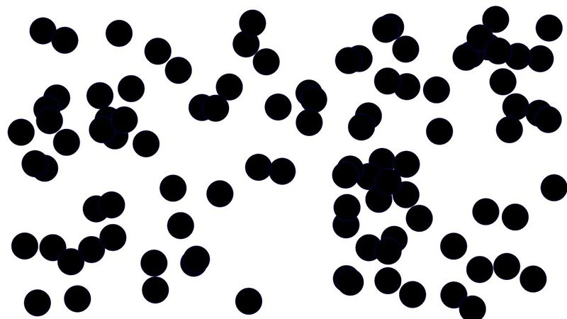 HTML5 Canvas Floating Balls Animation