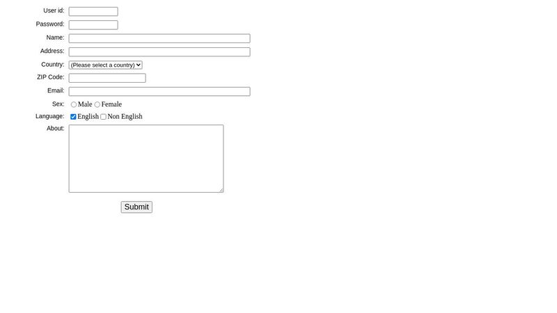 JavaScript Form Validation using a Sample Registration Form