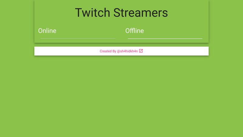 Twitch.tv JSON API