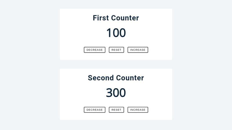 JS OOP Counter Project (Using Constructor Function)