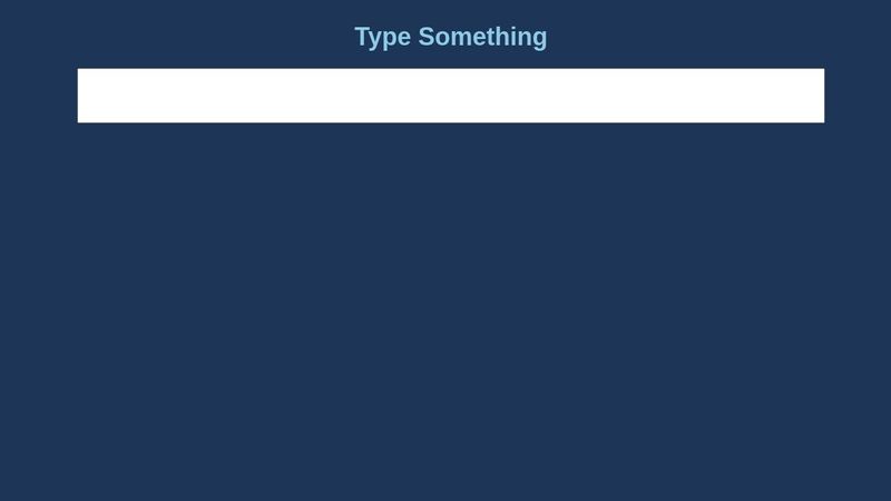 Capitalize Input image.