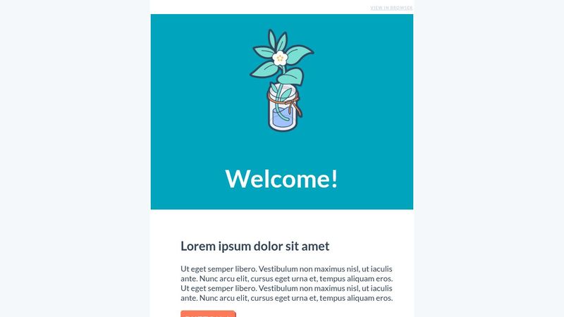 HTML Email Template from HubSpot