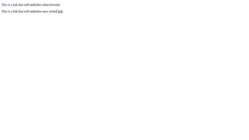 CSS how to remove underline from link