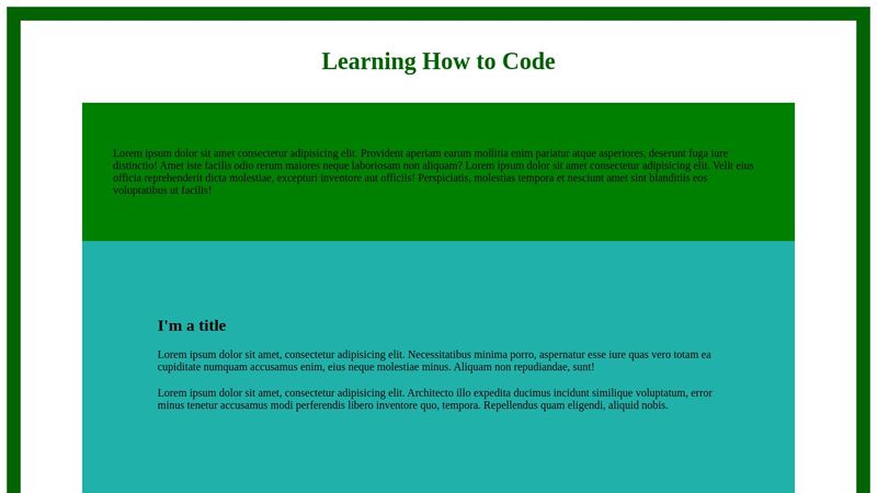 CSS + HTML Practice
