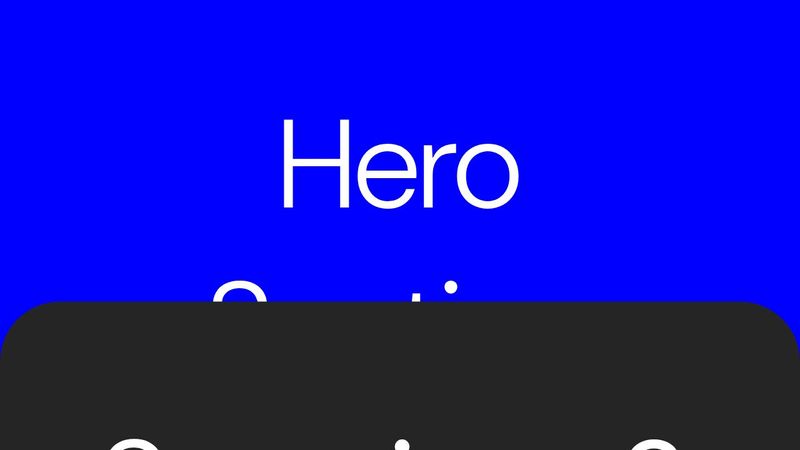 ScrollTrigger mockup: overlapping sections with CSS