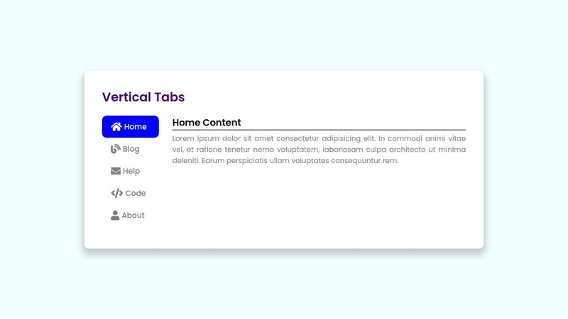 Vertical Tabs
