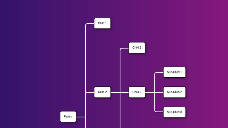 CSS Horizontal Tree
