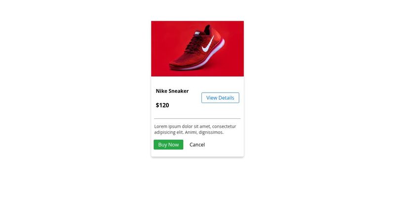 Product Card Design with html & css