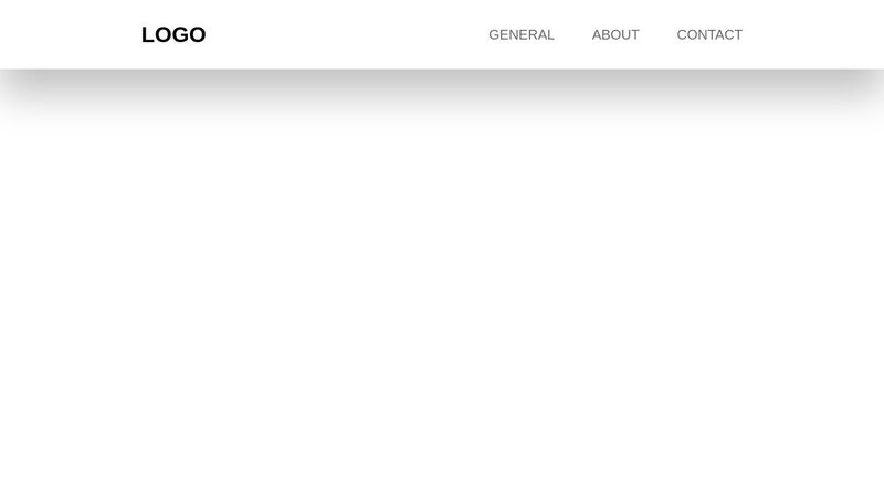 Simple Header HTML + CSS