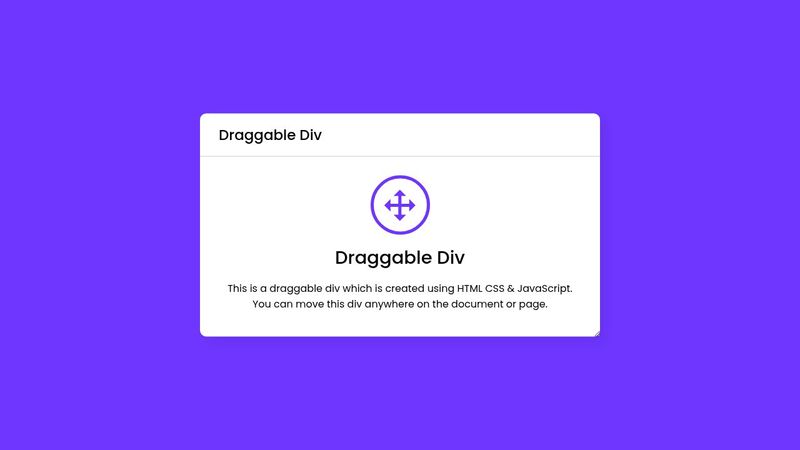Draggable Div 2