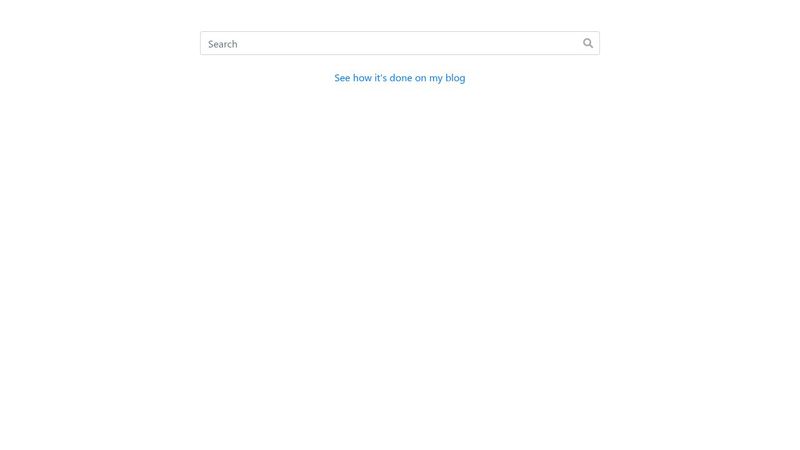 Bootstrap 4 text input with search icon on the right