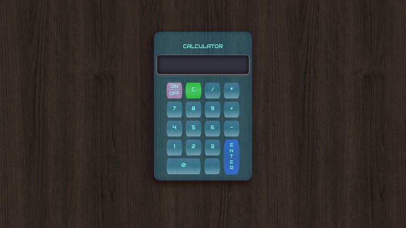 Futuristic Calculator