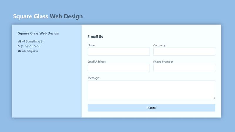 A responsive Form using Grid CSS