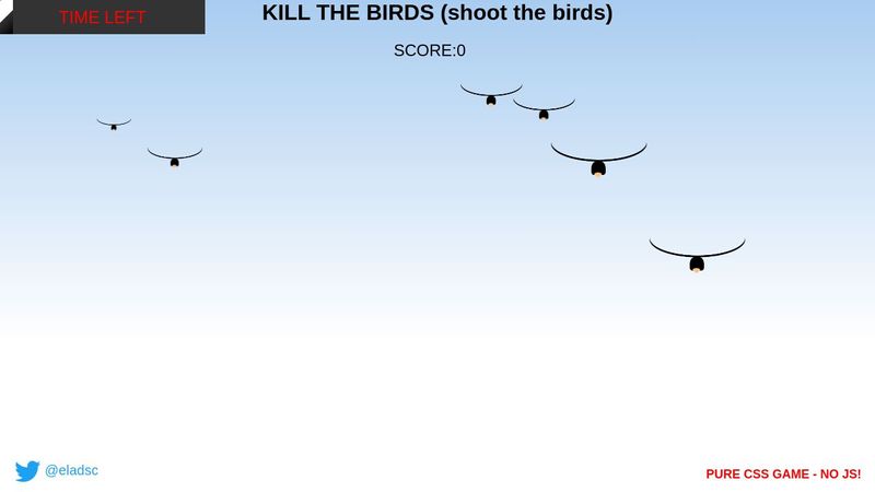 PURE CSS GAME - NO JS